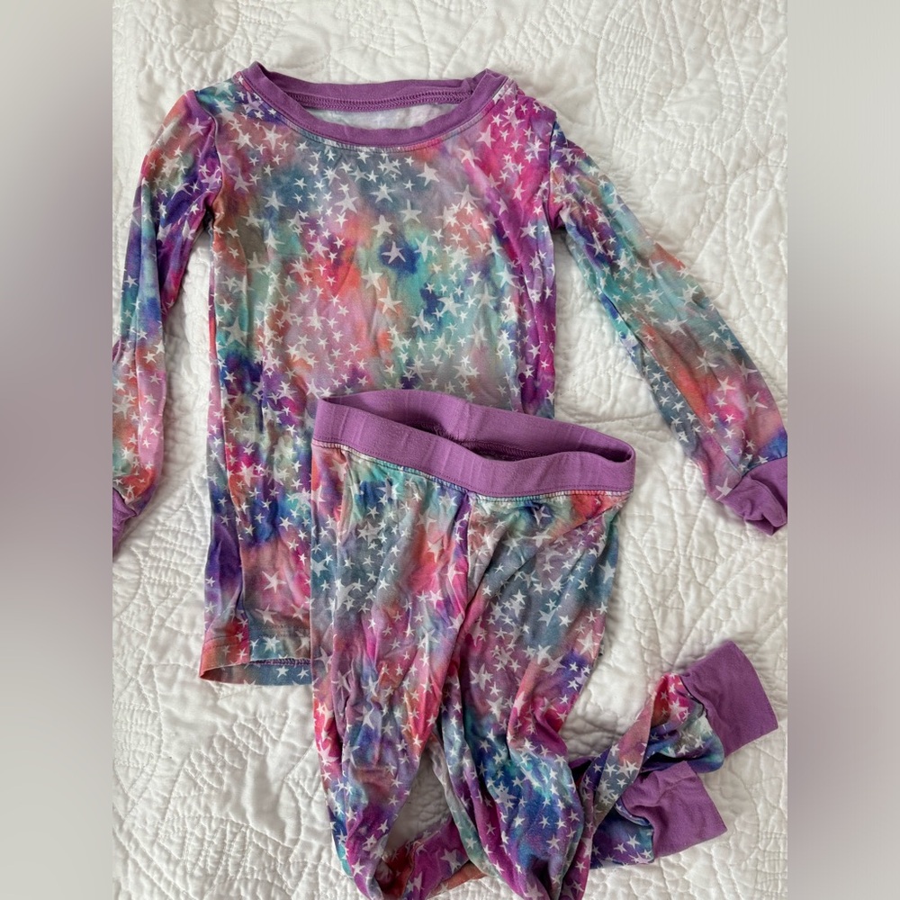 Little Sleepies 18-24 month Stardust long sleeve 2 piece pajamas